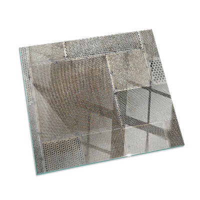 Protector de suelo para estufa rectangular Patrón de chapa perforada