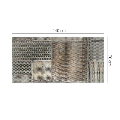 Protector de suelo para estufa rectangular Patrón de chapa perforada
