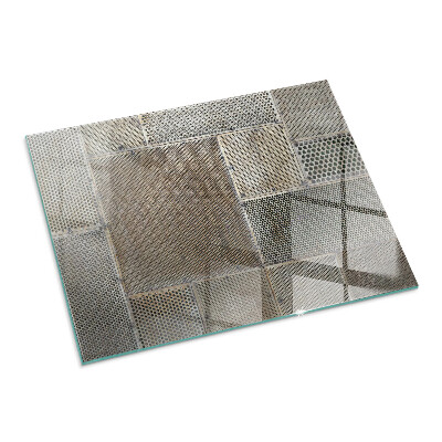 Protector de suelo para estufa rectangular Patrón de chapa perforada
