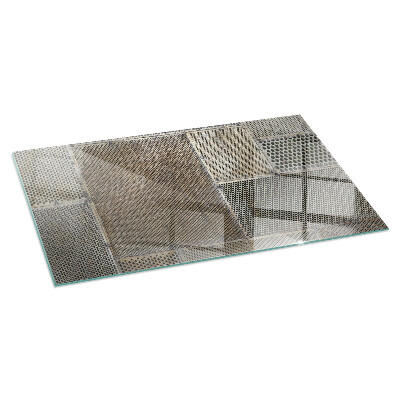 Protector de suelo para estufa rectangular Patrón de chapa perforada