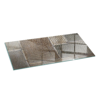 Protector de suelo para estufa rectangular Patrón de chapa perforada