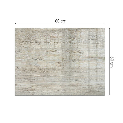 Protector suelo para estufa de leña rectangular Textura de madera clara