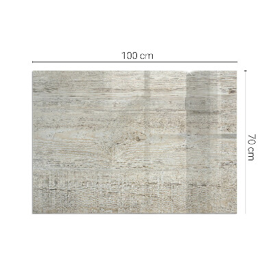 Protector suelo para estufa de leña rectangular Textura de madera clara