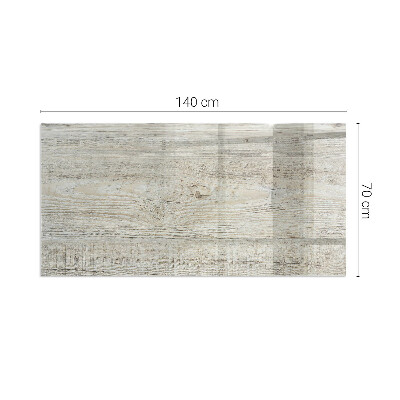 Protector suelo para estufa de leña rectangular Textura de madera clara