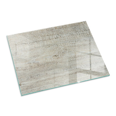 Protector suelo para estufa de leña rectangular Textura de madera clara