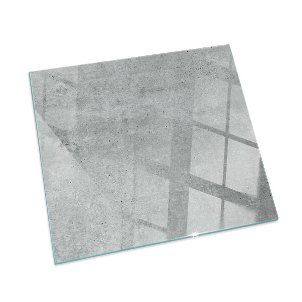 Protector de suelo para estufa rectangular Textura de hormigón crudo