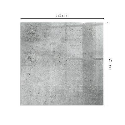 Protector de suelo para estufa rectangular Textura de hormigón crudo