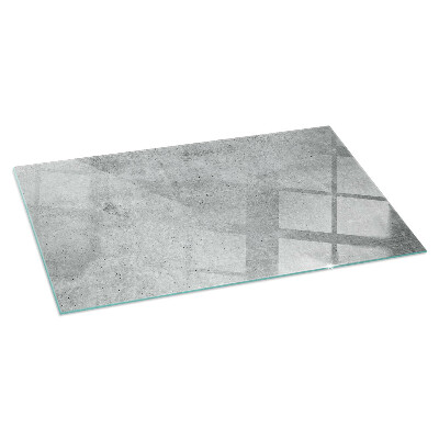 Protector de suelo para estufa rectangular Textura de hormigón crudo