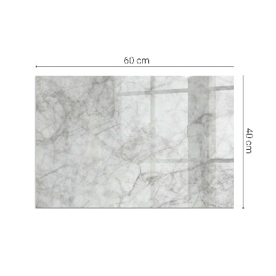 Protector de suelo para estufa rectangular Patrón de textura de mármol