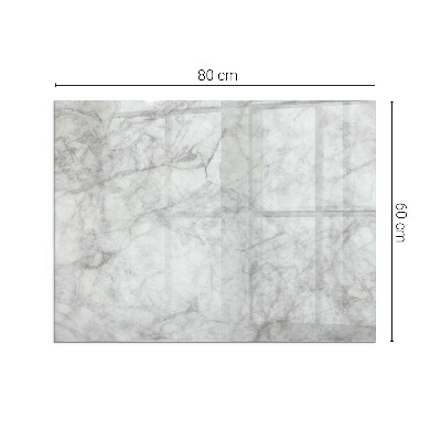 Protector de suelo para estufa rectangular Patrón de textura de mármol