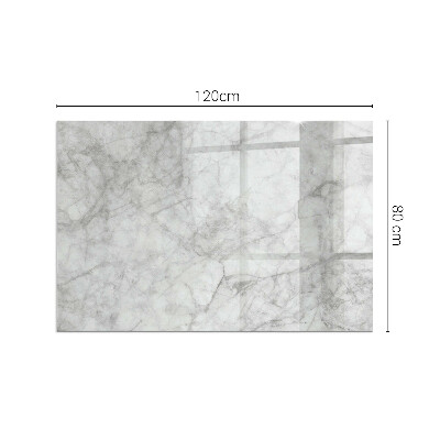 Protector de suelo para estufa rectangular Patrón de textura de mármol