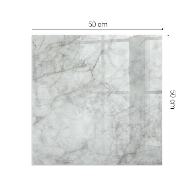Protector de suelo para estufa rectangular Patrón de textura de mármol