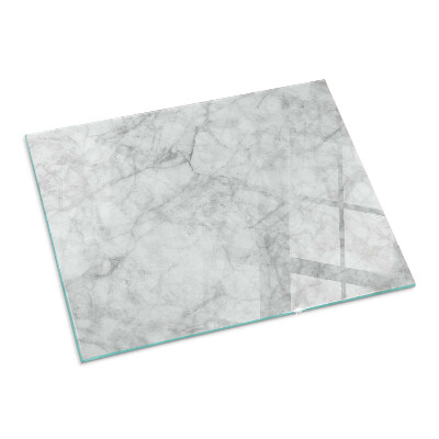 Protector de suelo para estufa rectangular Patrón de textura de mármol