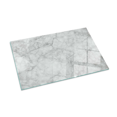 Protector de suelo para estufa rectangular Patrón de textura de mármol