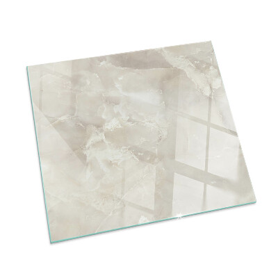 Protector suelo para estufa de leña rectangular Patrón de mármol natural
