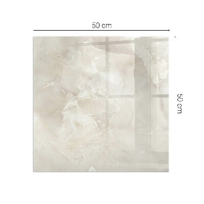 Protector suelo para estufa de leña rectangular Patrón de mármol natural