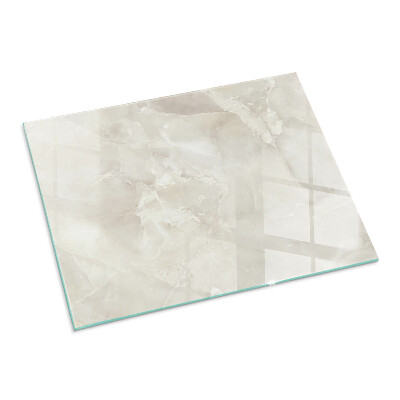 Protector suelo para estufa de leña rectangular Patrón de mármol natural