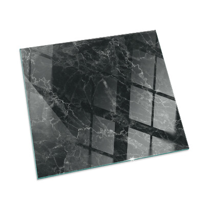 Protector de suelo para estufa rectangular Elegante patrón de mármol