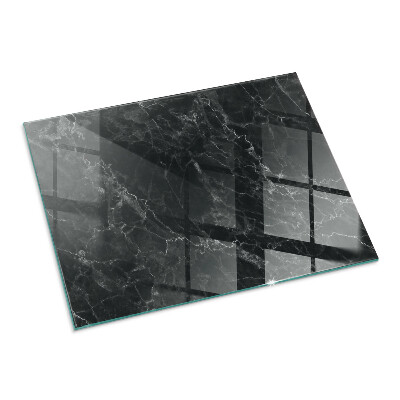 Protector de suelo para estufa rectangular Elegante patrón de mármol