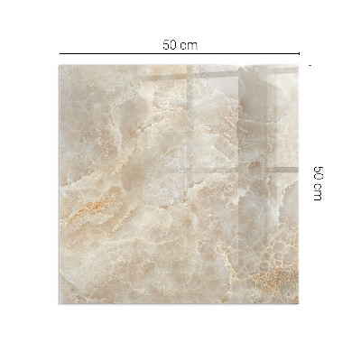 Protector suelo para estufa de leña rectangular Patrón de piedra natural