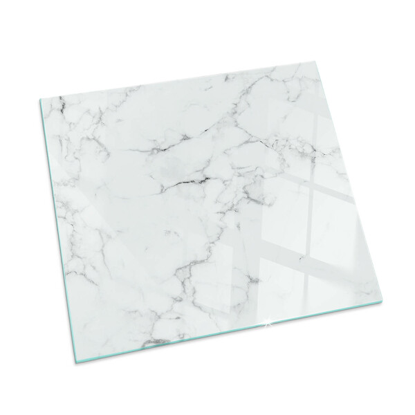 Protector de suelo para estufa rectangular Patrón de mármol veteado
