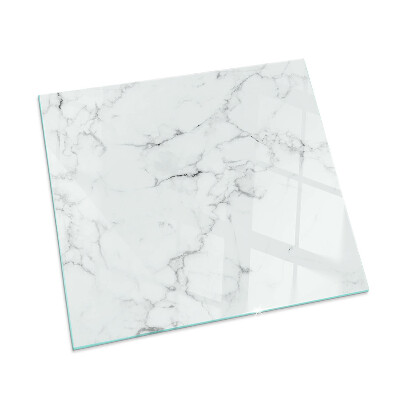 Protector de suelo para estufa rectangular Patrón de mármol veteado