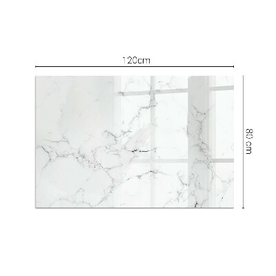 Protector de suelo para estufa rectangular Patrón de mármol veteado