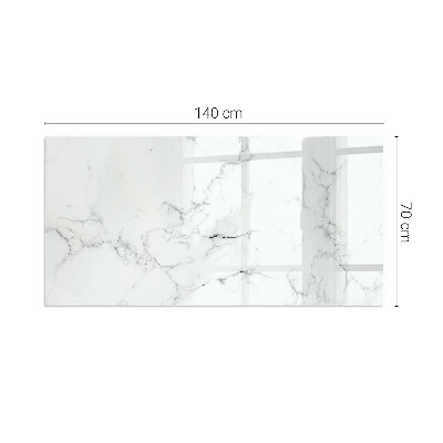 Protector de suelo para estufa rectangular Patrón de mármol veteado
