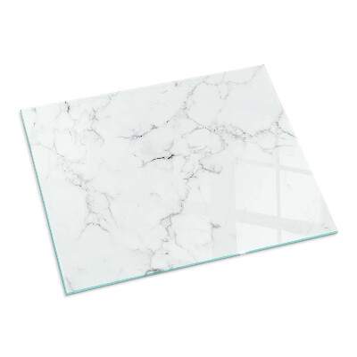 Protector de suelo para estufa rectangular Patrón de mármol veteado