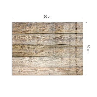 Protector suelo para estufa de leña rectangular Textura de tablón de madera