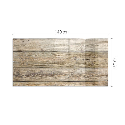 Protector suelo para estufa de leña rectangular Textura de tablón de madera