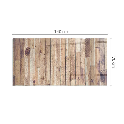 Protector de suelo para estufa rectangular Tablero de madera en el diseño