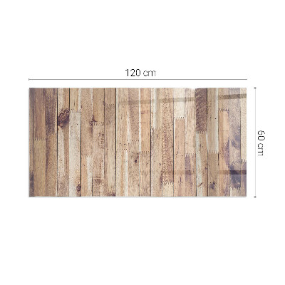 Protector de suelo para estufa rectangular Tablero de madera en el diseño