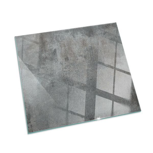 Protector suelo para estufa de leña rectangular Textura de superficie cruda