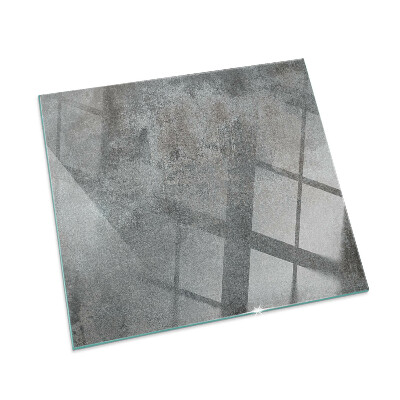 Protector suelo para estufa de leña rectangular Textura de superficie cruda