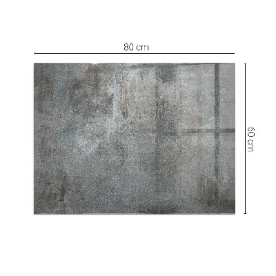 Protector suelo para estufa de leña rectangular Textura de superficie cruda