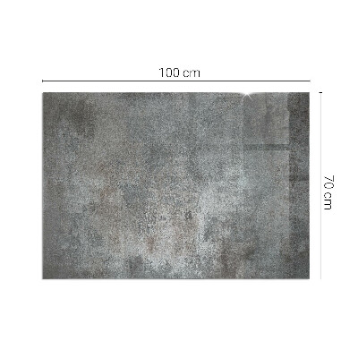 Protector suelo para estufa de leña rectangular Textura de superficie cruda