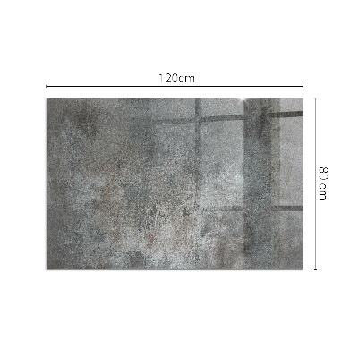 Protector suelo para estufa de leña rectangular Textura de superficie cruda