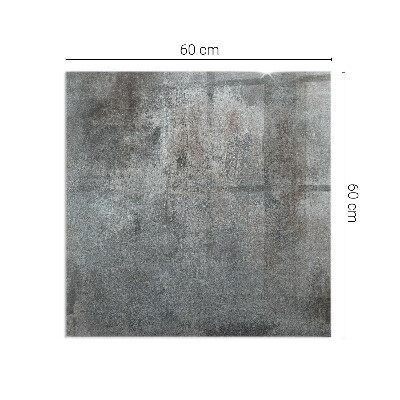 Protector suelo para estufa de leña rectangular Textura de superficie cruda