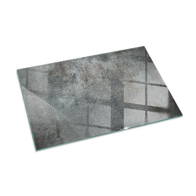 Protector suelo para estufa de leña rectangular Textura de superficie cruda