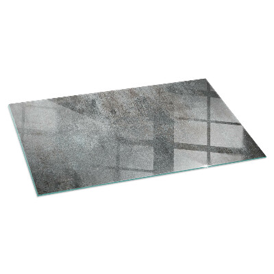 Protector suelo para estufa de leña rectangular Textura de superficie cruda