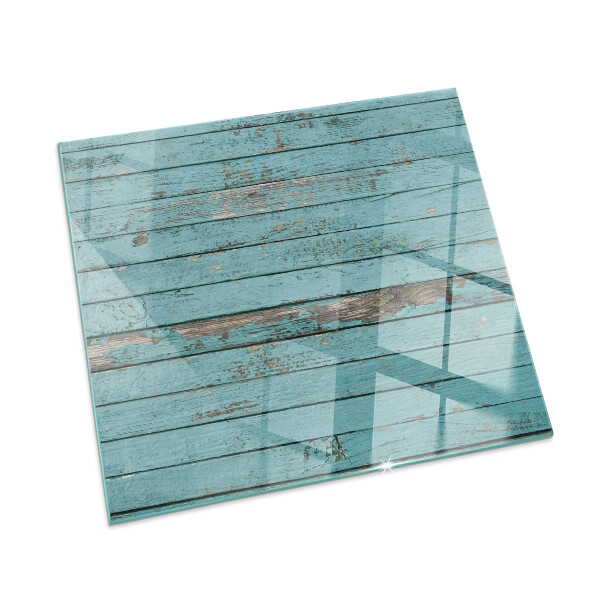 Protector suelo para estufa de leña rectangular Tablas de estilo rústico