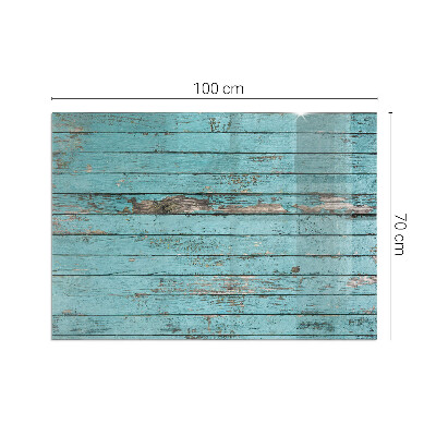 Protector suelo para estufa de leña rectangular Tablas de estilo rústico