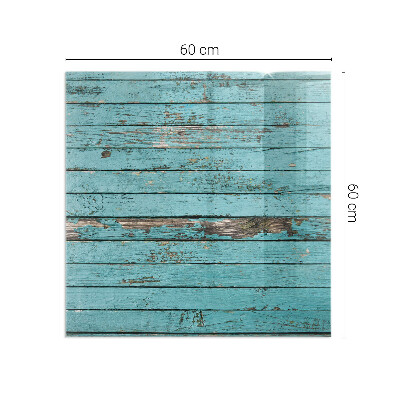 Protector suelo para estufa de leña rectangular Tablas de estilo rústico