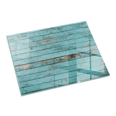 Protector suelo para estufa de leña rectangular Tablas de estilo rústico