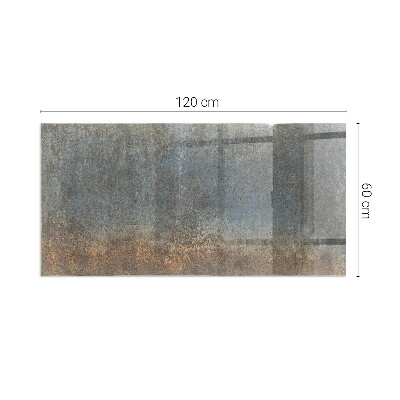 Protector de suelo para estufa rectangular Patrón de textura abstracta