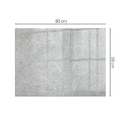 Protector suelo para estufa de leña rectangular Textura de hormigón crudo