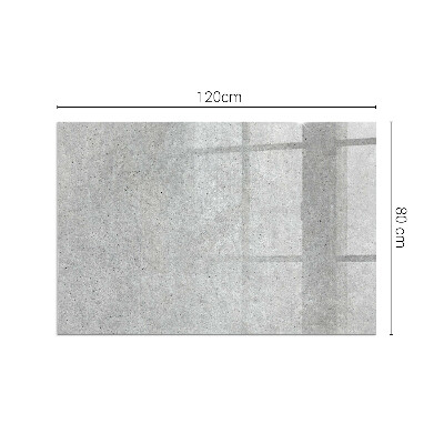Protector suelo para estufa de leña rectangular Textura de hormigón crudo