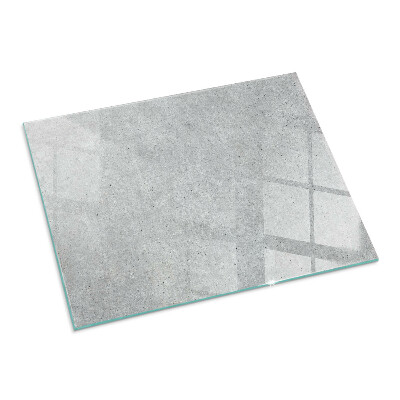 Protector suelo para estufa de leña rectangular Textura de hormigón crudo