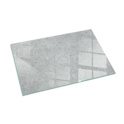 Protector suelo para estufa de leña rectangular Textura de hormigón crudo